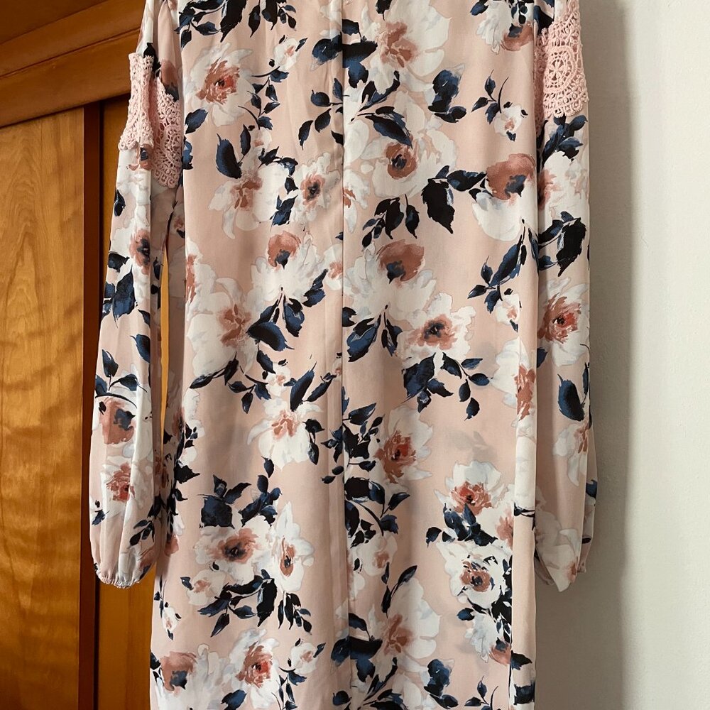 city triangles Floral Long Sleeve Midi Dress - Picture 3 of 3